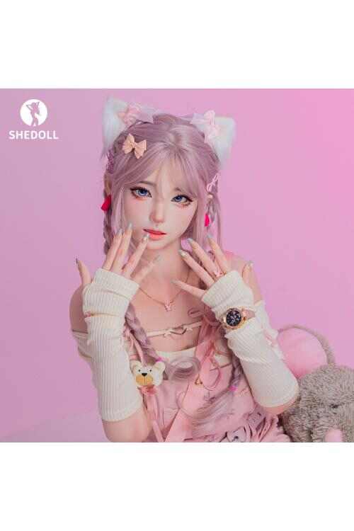 SHEDOLL 江小棠 168cm｜Dカップ 粉红星星连身衣风 | 甜美/元気 | 减重+加热体+植毛 | 二次元纯欲女友